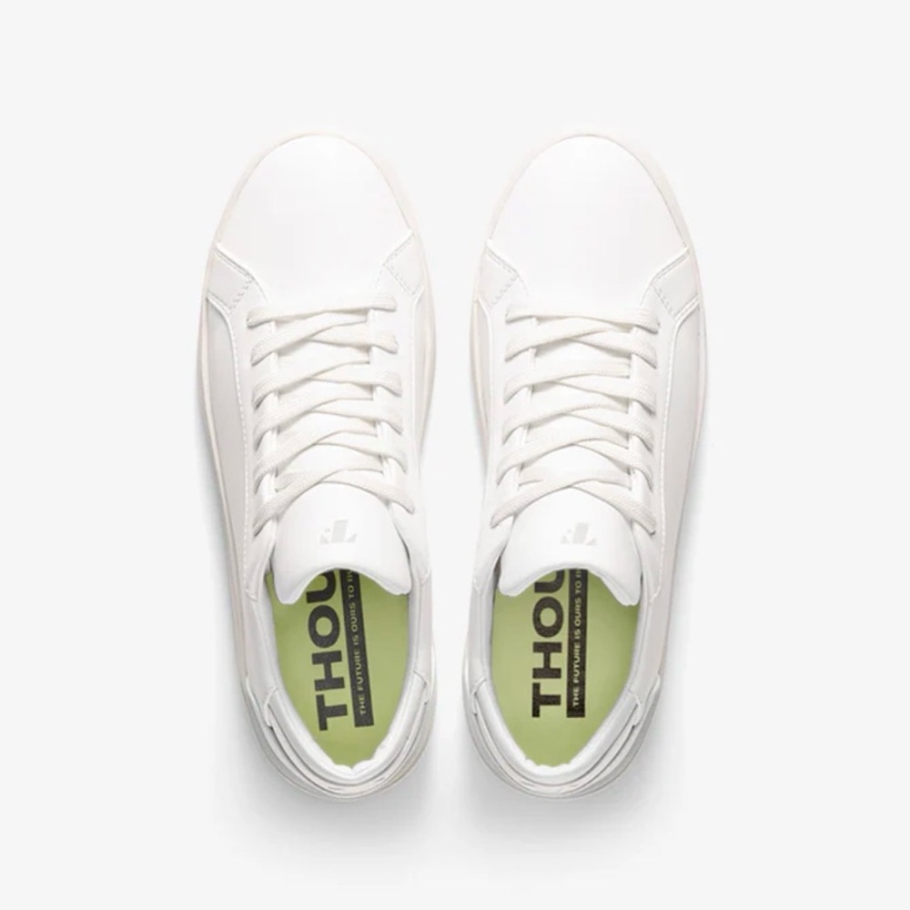 Thousand Fell Men’s White Sneakers with Logo